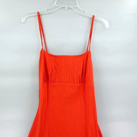 Free People Strappy Midi Dress XL Heated Open Back Beachy Boho Chic Festival - Picture 4 of 15